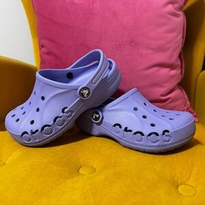 CROCS Kids Baya Clogs - Lavender - GC - Size 1